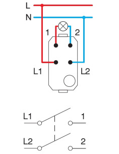 TEM Двуполюсен ключ 16A, цвят Злато, Edge - SP20PG - Цена | LEDs4economy 2