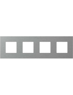 TEM Рамка 2+2+2+2M, цвят Сребро мат, Modul Edge - OG28MAM - Цена | LEDs4economy