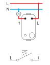 TEM Бутон NO 16A, цвят Черен, Edge  - SP11PB - 2