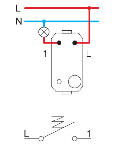 TEM Бутон NO 16A, цвят Антрацит, Edge - SP11PA - Цена | LEDs4economy 2