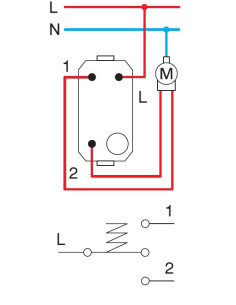 TEM Бутон за щори 16A, цвят Антрацит, Edge - SP41PA - Цена | LEDs4economy 2
