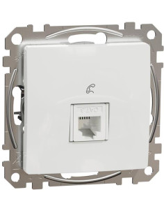 SE Розетка телефонна RJ11 цвят Бял Sedna - SDD111491 - Цена | LEDs4economy