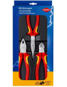 Knipex Комплект с 3 бр. клещи - комбинирани 180мм (K0306180), резачки 160мм (K7006160), дълъг остър връх 200мм (K2616200),  - K0