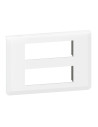 Legrand Лицева рамка 2х6 мод. цвят бял Mosaic NEW  - 078836L