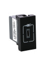 Legrand Розетка USB за зареждане тип C 1.5A 7.5W 1 мод. цвят Черен Mosaic /до изчерпване/ - 079189L - 2