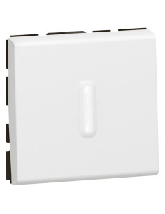 Legrand 077064 Двуполюсен ключ 20A с лед индикатор Mosaic - 077064 - Цена | LEDs4economy