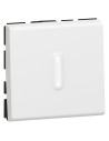 Legrand 077064 Двуполюсен ключ 20A с лед индикатор Mosaic  - 077064