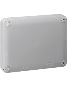 Legrand Разклонителна кутия открит монтаж 155x110x74мм 960°C гладка IP55 цвят Сив Plexo - 092041 - Цена | LEDs4economy
