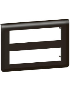 Legrand Лицева рамка 2х8 мод. цвят Черен Mosaic NEW - 079077L - Цена | LEDs4economy
