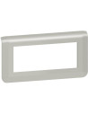 Legrand Лицева рамка 5 мод. цвят алуминий Mosaic NEW - 079315L - Цена | LEDs4economy