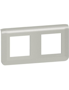 Legrand Лицева рамка 2х2 мод. цвят алуминий Mosaic NEW - 079304L - Цена | LEDs4economy