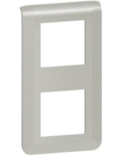 Legrand Лицева рамка 2х2 мод. вертикална цвят алуминий Mosaic NEW - 079322L - Цена | LEDs4economy