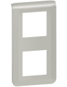 Legrand Лицева рамка 2х2 мод. вертикална цвят алуминий Mosaic NEW - 079322L - Цена | LEDs4economy