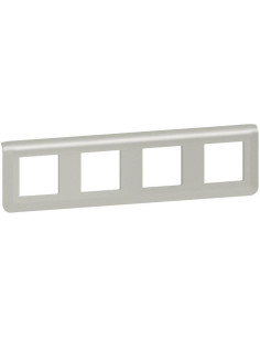 Legrand Лицева рамка 4х2 мод. цвят алуминий Mosaic NEW - 079308L - Цена | LEDs4economy