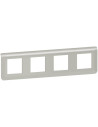Legrand Лицева рамка 4х2 мод. цвят алуминий Mosaic NEW - 079308L - Цена | LEDs4economy