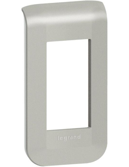Лицева рамка 1 мод. цвят алуминий Mosaic NEW Legrand
