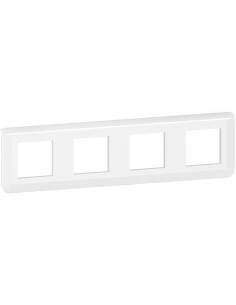 Legrand Лицева рамка 4х2 мод. цвят бял Mosaic NEW - 078808L - Цена | LEDs4economy