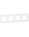 Legrand Лицева рамка 4х2 мод. цвят бял Mosaic NEW - 078808L - Цена | LEDs4economy