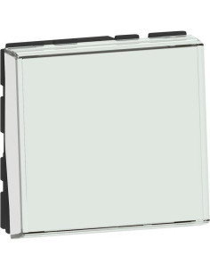 Legrand Бутон NO/NC с етикет 2 мод. Easy-Led антибактериален Mosaic NEW - 077043L - Цена | LEDs4economy