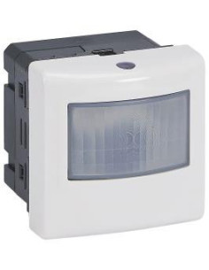 Legrand Датчик за движение PIR, 170°, обхват 8m @ h1.2m, LED ≤ 100W, без неутрала, 2 мод. цвят бял Mosaic - 078458A - Цена | LED