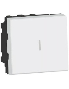 Legrand Девиаторен ключ 20А 2 мод. цвят бял Easy-Led Mosaic NEW - 077063L - Цена | LEDs4economy