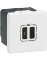 Legrand Розетка USB за зареждане тип C Power Delivery 30W 2 мод. цвят Бял Mosaic - 077585L - Цена | LEDs4economy