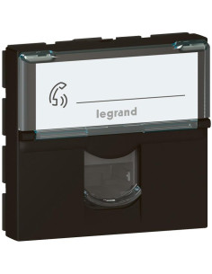 Legrand Розетка RJ45 FTP cat.6 2 мод. цвят Черен Mosaic - 079165L - Цена | LEDs4economy