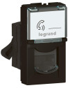 Legrand Розетка RJ45 cat.6 FTP 1 мод. цвят Черен Mosaic - 079162L - Цена | LEDs4economy