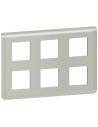 Legrand Лицева рамка 2x3x2 мод. цвят алуминий Mosaic NEW - 079332L - Цена | LEDs4economy