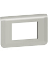 Legrand Лицева рамка 3 мод. цвят алуминий Mosaic NEW - 079303L - Цена | LEDs4economy