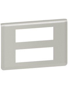 Legrand Лицева рамка 2x6 мод. цвят алуминий Mosaic NEW - 079336L - Цена | LEDs4economy