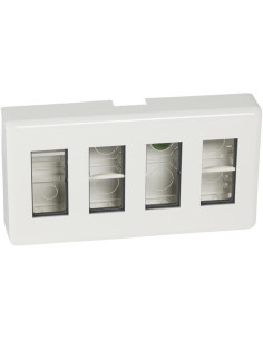 Legrand Моноблок 4x4 мод. за повърхностен монтаж цвят бял Mosaic NEW - 078888L - Цена | LEDs4economy