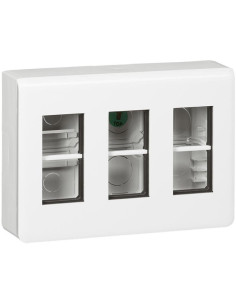 Legrand Моноблок 3x4 мод. за повърхностен монтаж цвят бял Mosaic NEW - 078887L - Цена | LEDs4economy