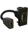 Legrand Розетка HDMI 1 мод. с кабел 15см. цвят Черен Mosaic - 079478L - Цена | LEDs4economy