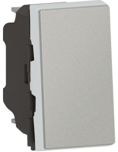 Legrand Бутон 1 мод. цвят алуминий Easy-Led Mosaic - 079230L - Цена | LEDs4economy