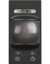 BTICINO Датчик за движение PIR, 105°, обхват 6m @ h1.2m, LED ≤ 50W, изисква неутрала, 1 мод. цвят Черен Classia - RG4431 - Цена 