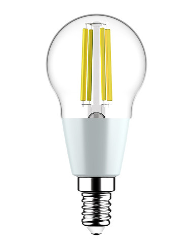 Филаментна LED крушка, E14 G45, 2W, 470lm, 3000K