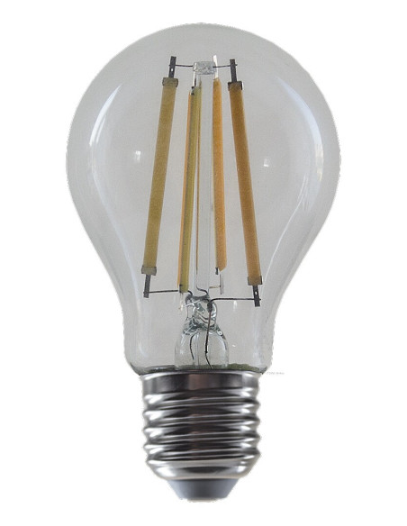 Филаментна LED крушка, E27 A60, 8W, 1050lm, 2700K
