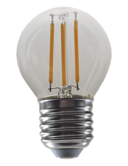 Филаментна LED крушка, E27 G45, 4W, 470lm, 2700K