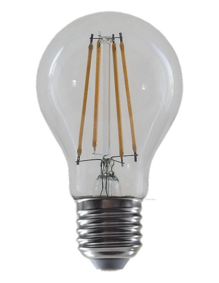 Филаментна LED крушка, E27 A60, 7W, 850lm, 2700K