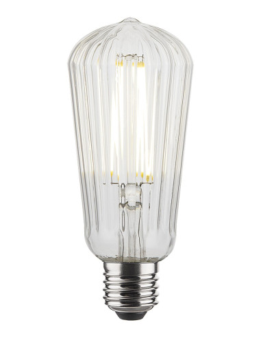 Филаментна LED крушка, E27 ST64, 4W, 640lm, 4000K