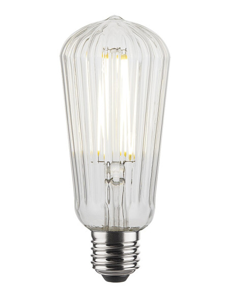 Филаментна LED крушка, E27 ST64, 4W, 640lm, 4000K