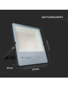 V-TAC 200W LED Прожектор SMD Черно Тяло 4000K 185 lm/W - 20457 - 9