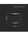 V-TAC 1W LED Дизайн Соларно Тяло Черно Тяло 6000K+3000K - 23383 - 4