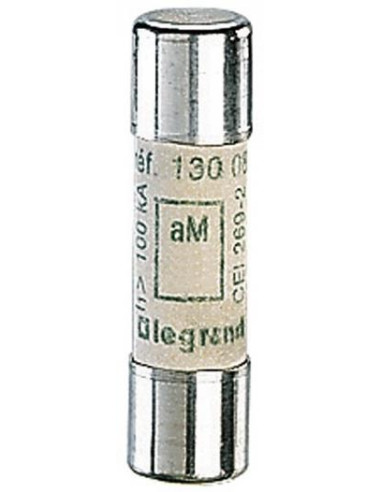 Стопяем цилиндричен предпазител тип aM 2A 10x38мм Legrand