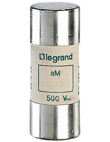 Стопяем цилиндричен предпазител тип aM 63A 22x58мм Legrand