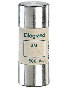 Legrand Стопяем цилиндричен предпазител тип aM 80A 22x58мм с индикатор - 015180 - Цена | LEDs4economy