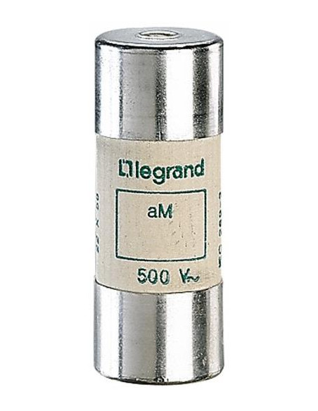 Стопяем цилиндричен предпазител тип aM 80A 22x58мм с индикатор Legrand