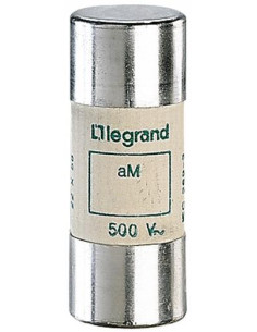 Legrand Стопяем цилиндричен предпазител тип aM 100A 22x58мм - 015096 - Цена | LEDs4economy