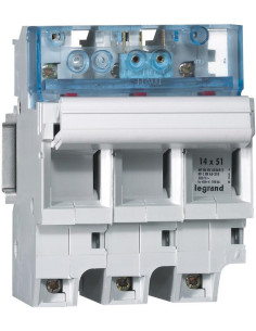 Legrand Разединител стопяем предпазител 3P 14X51 mm с превключвател 4.5мод. - 021536 - Цена | LEDs4economy